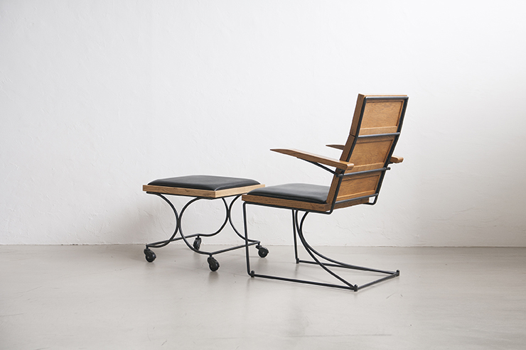 cradle-armchair+ottoman